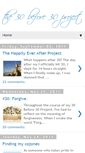 Mobile Screenshot of 30before30project.com